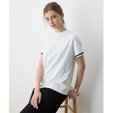 ラインモックネックTシャツ | ルスークホリデー(LE SOUK HOLIDAY)