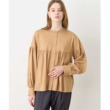 ギャザーフレアブラウス