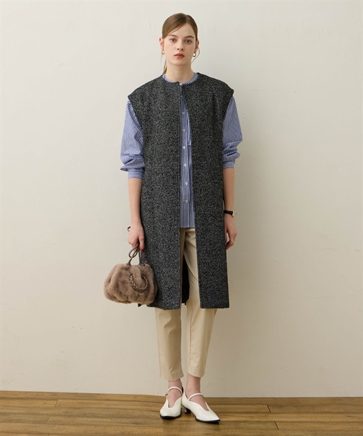 カーリーファーZIPジレ | イェッカ ヴェッカ(YECCA VECCA) | マルイ