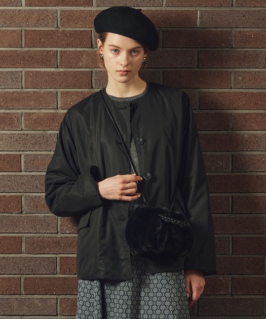 洗える／撥水】ペプラム風ライトブルゾン | インディヴィ(INDIVI