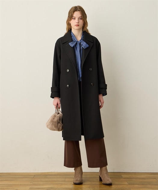 美品✨ジャーナルスタンダードレリューム Bellandi ウールメルトンPコート JOURNAL STANDARD relume（ジャーナルスタンダード レリューム）の