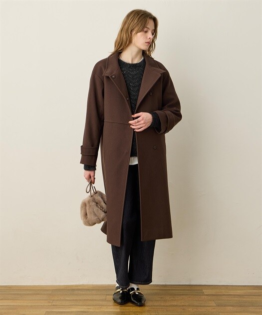 ミルキーシアースタンドカラーパーカーブルゾン | ノーブル(Noble