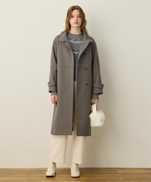 NOBLE ミルキーシアースタンドカラーパーカーブルゾン ミルキーシアースタンドカラーパーカーブルゾン | ノーブル(Noble