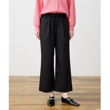 ストレッチタックワイドパンツ【ウエストゴム・サスティナブル素材】