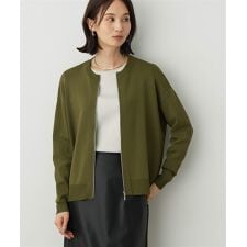 ニットジップブルゾン【ハンドウォッシャブル・毛玉になりにくい】