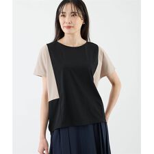 配色ブロッキングプルオーバー