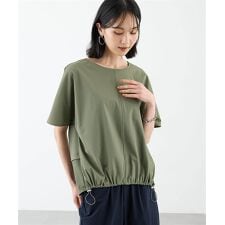 ストレッチナイロンラッシュドロストプルオーバー【接触冷感・UVカット・撥水】