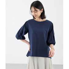 袖タックデザインプルオーバー【接触冷感】