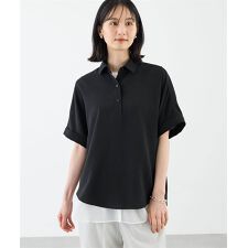 【美モーション】スキッパーシャツ【接触冷感・UVカット】