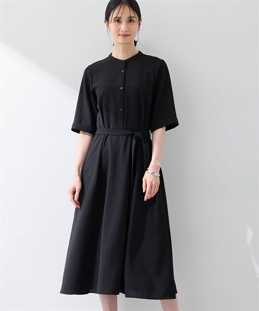 WEB限定サイズ】ボタニカルプリントソリッドワンピース | ミラ