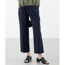 エーシーデザインバイアルファキュービック(A/C DESIGN BY ALPHA CUBIC)の【美モーション】ストレッチナイロンラッシュストレートパンツ　接触冷感・UVカット・撥水・ウエストゴム