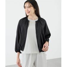 シアーワッシャーブルゾン【接触冷感】