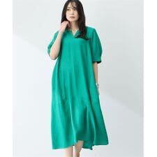 スキッパーワンピース【接触冷感】