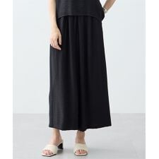 リラックスワイドパンツ【接触冷感・ウエストゴム】