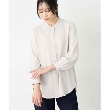 エーシーデザインバイアルファキュービック(A/C DESIGN BY ALPHA CUBIC)のバンドカラーチュニックシャツ