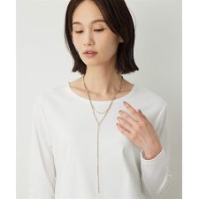 ラインストーンチェーンネックレス