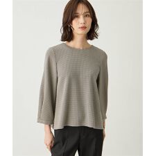 エーシーデザインバイアルファキュービック(A/C DESIGN BY ALPHA CUBIC)のローズオイル加工Tブラウス