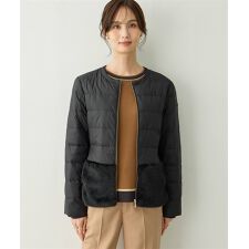 ファー付きライトショートダウン【軽量】