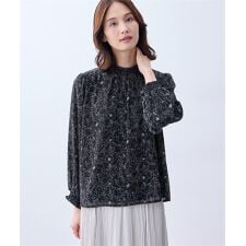 ジャガードTブラウス