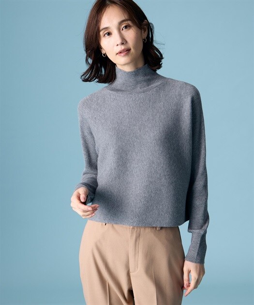 ハイネックニットアンサンブル【アンサンブル(2枚セット)・ハンド