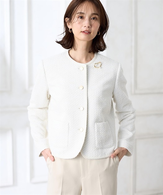 ツイードジャケット (白色・ホワイト系) の一覧 | マルイウェブチャネル