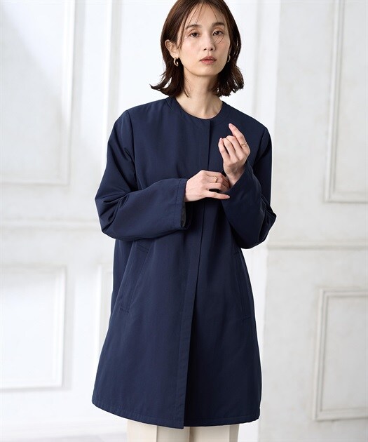 ダブルクロスノーカラーコート | ローズティアラ(Rose Tiara) | マルイ