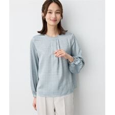 チェーンプリントブラウス