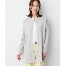 クルーネックニットロングカーディガン【毛玉になりにくい・ウォッシャブル】