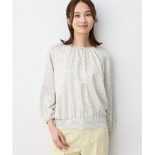 フラワープリントブラウス