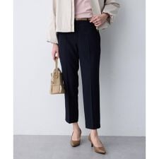 ストレッチテーパードパンツ【後ろウエストゴム】