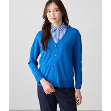 Vネックカーディガン