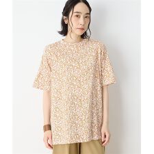 【冷感】【UVカット】ひやさらコットンプレミアム袖ギャザーチュニックTシャツ | デコイ(DECOY)