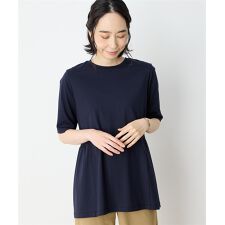 【冷感】【UVカット】ひやさらコットンプレミアムペプラムプルオーバー | デコイ(DECOY)
