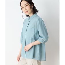 ペプラムブラウス