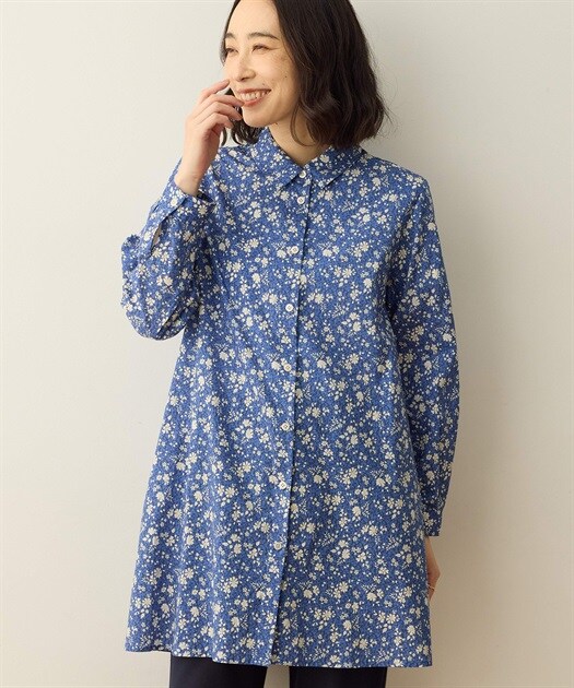 リバティ　チュニック　新品 リバティプリントチュニックブラウス | デコイ(DECOY) | マルイ