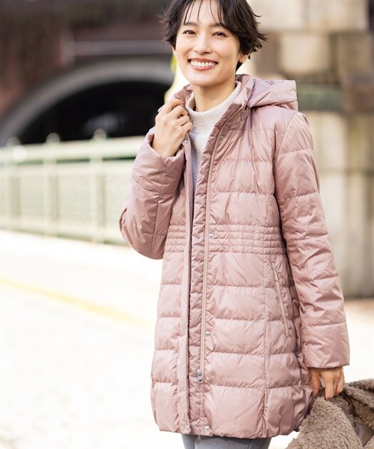 一部店舗・EC限定】シームレスロングダウンコート | ミゼール(missel