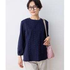 刺しゅうレースドッキングプルオーバー
