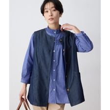 デニムベスト【接触冷感】