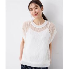 メッシュニットベスト