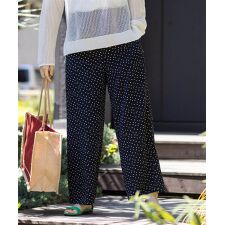 【接触冷感】ドットプリントパンツ