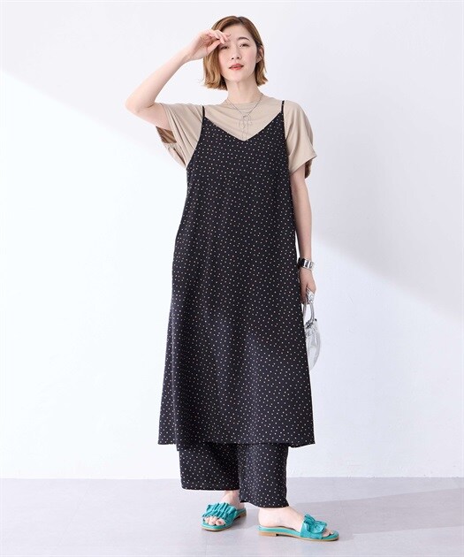 パフスリーブドット柄ワンピース／プロポーション ボディドレッシング 楽天市場】【SALE／10%OFF】パフスリーブドット柄ワンピース