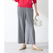【すご楽シリーズ】ストレッチワイドパンツ【定番カラー】
