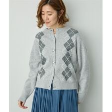 プチ オンフルール(Petit Honfleur)のアーガイルカーディガン