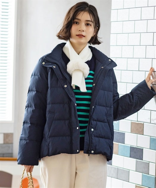 ショートダウンジャケット【はっ水】 | プチ オンフルール(Petit