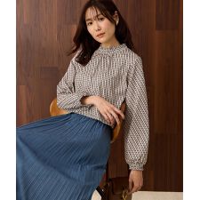 シャーリングプリントプルオーバー