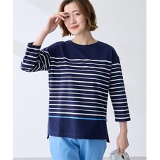 ボーダーＴシャツ【オーガニックコットンブレンド】