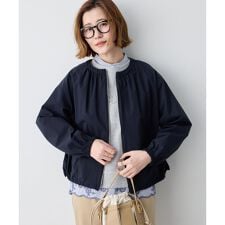 ギャザーショートブルゾン【はっ水】