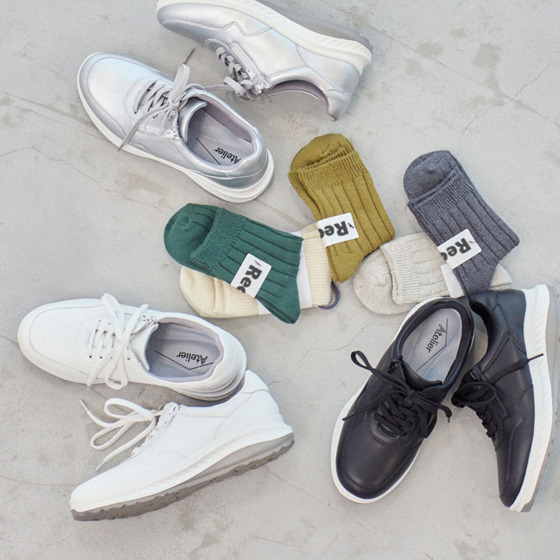 4E】軽量厚底スニーカー | アトリエ(Atelier) | マルイウェブチャネル