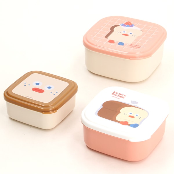 ブランチブラザー】ランチボックス・3Pセット トースト | ブランチ