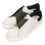 LANVIN en Bleu スリッポン カジュアルレザースニーカー | ランバン  